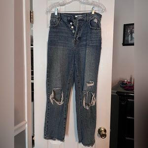 PACSUN Distressed blue jeans, excellent condition, smoke free home
